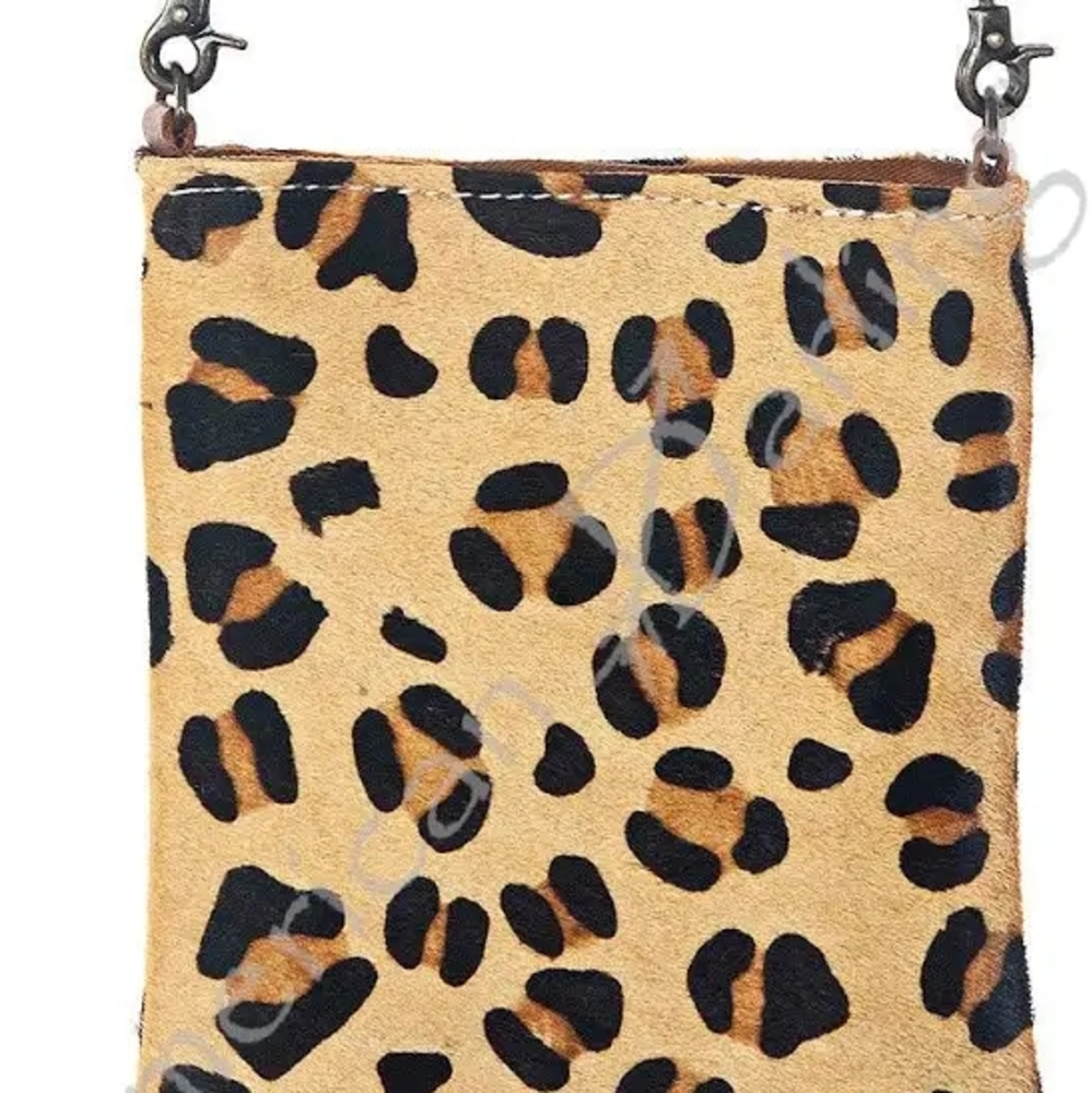 Leopard Print Crossbody Bag